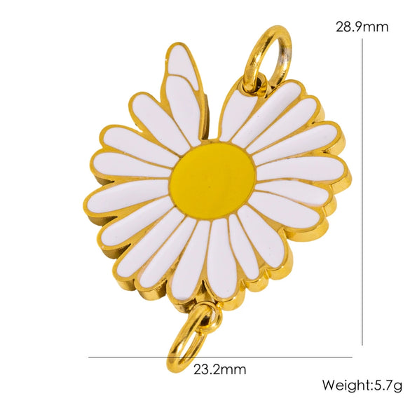 Jewelry Accessories Stainless Steel Retro Simple Geometric Electroplating White Shellfish Natural Stone Zircon Necklace Pendant