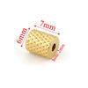Jewelry Accessories Stainless Steel Round Bead Electroplated Drilling Bead Bracelet