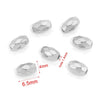 Jewelry Accessories Stainless Steel Round Beads Titanium Steel Arc Beads Vacuum Gold Plated