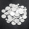 Jewelry Accessories Stainless Steel Round Disc Carved Tail Plate Pendant With Totem Pattern And Welding Production