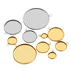 Jewelry Accessories Stainless Steel Round Pendant Welding Electroplating