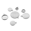 Jewelry Accessories Stainless Steel Round Pendant Welding Electroplating