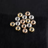 Jewelry Accessories Stainless Steel Rubber Ring Positioning Beads Smooth Geometric Electroplated Bracelet Diy