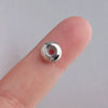 Jewelry Accessories Stainless Steel Rubber Ring Positioning Beads Smooth Geometric Electroplated Bracelet Diy
