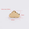 Jewelry Accessories Stainless Steel Spot Mirror Small Hole Beads Cloud Pendant Polishing Figure