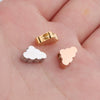Jewelry Accessories Stainless Steel Spot Mirror Small Hole Beads Cloud Pendant Polishing Figure