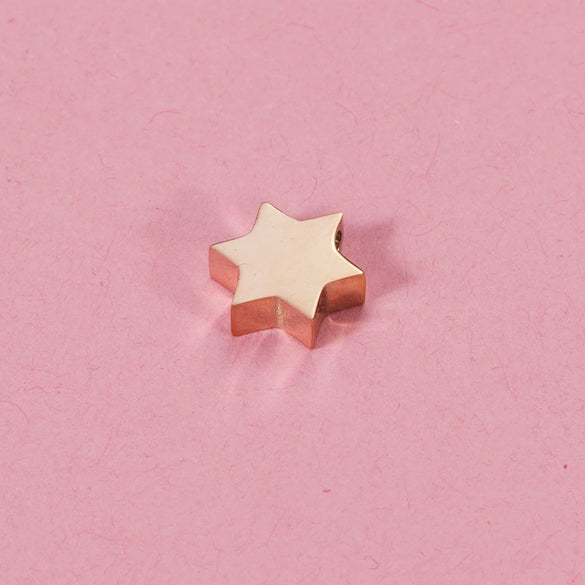 Jewelry Accessories Stainless Steel Star Of David Doublesided Mirror Polished Beads