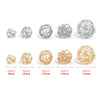 Jewelry Accessories Stainless Steel Wire Ball Pendant Titanium Steel Hollow Bohemian Style With Eyes Pattern Dripping Oil Enamel Process Round And Heart Shape