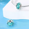 Jewelry Accessories Sterling Silver Glass Beads Dripping Oil Style Charm Beads For Bracelet Necklace