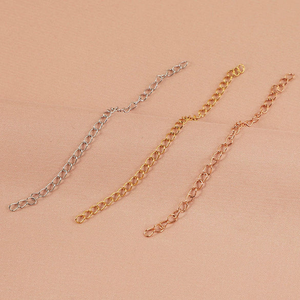 Jewelry Accessories Tail Chain Stainless Steel Electroplating Diy Handmade Simple Style