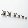 Jewelry Accessories Titanium Alloy Geometric Polished Ear Nail Puncture Emptyholder