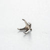 Jewelry Accessories Titanium Alloy Geometric Polished Ear Nail Puncture Emptyholder