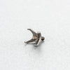 Jewelry Accessories Titanium Alloy Geometric Polished Ear Nail Puncture Emptyholder