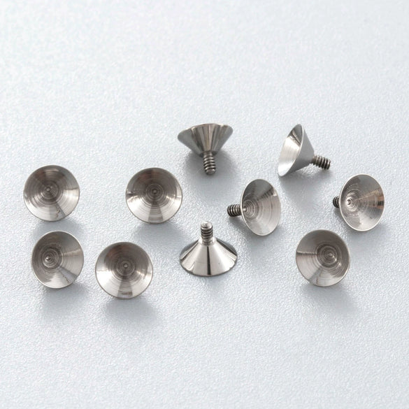 Jewelry Accessories Titanium Alloy Horseshoe Ring Polishing Fashion Geometric Diy Puncture