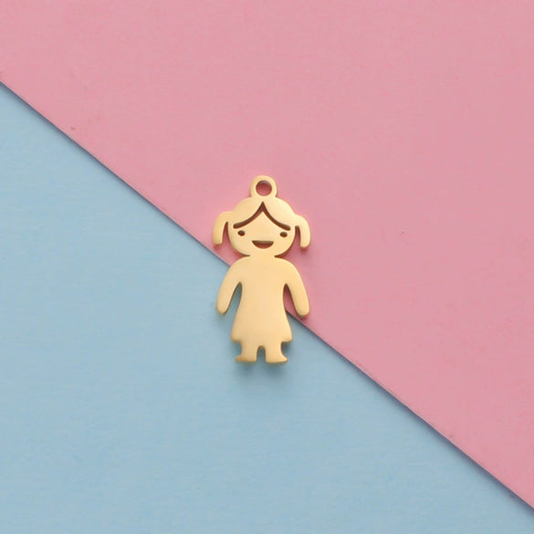 Jewelry Accessories Titanium Steel Cartoon Shape Pendant Fine Polishing