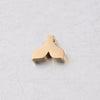 Jewelry Accessories Titanium Steel Fish Tail Bead Pendant With Mirror Finish Polishing