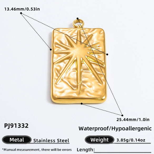 Jewelry Accessories Titanium Steel Heart Pearl Butterfly Love Flowers Minimalist Electroplating Pendant For Women