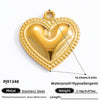 Jewelry Accessories Titanium Steel Heart Pearl Butterfly Love Flowers Minimalist Electroplating Pendant For Women