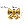 Jewelry Accessories Titanium Steel Pleated Fan Shaped Geometric Pendant With Eight Eyes Pattern And Electroplating Treatment