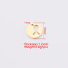 Jewelry Accessories Titanium Steel Round Pendant Mirror Polished Electroplated Totem Geometric Style