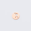 Jewelry Accessories Titanium Steel Round Pendant Mirror Polished Electroplated Totem Geometric Style