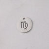 Jewelry Accessories Titanium Steel Single Hole Round Hollow Constellation Geometric Pendant Mirror Finish Polishing