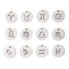 Jewelry Accessories Titanium Steel Single Hole Round Hollow Constellation Geometric Pendant Mirror Finish Polishing