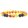 Jewelry Accessories Unisex Handmade Agate Bracelet With Geometric Pattern