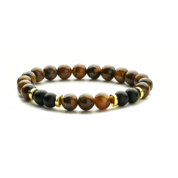 Jewelry Accessories Unisex Handmade Agate Bracelet With Geometric Pattern