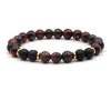 Jewelry Accessories Unisex Handmade Agate Bracelet With Geometric Pattern