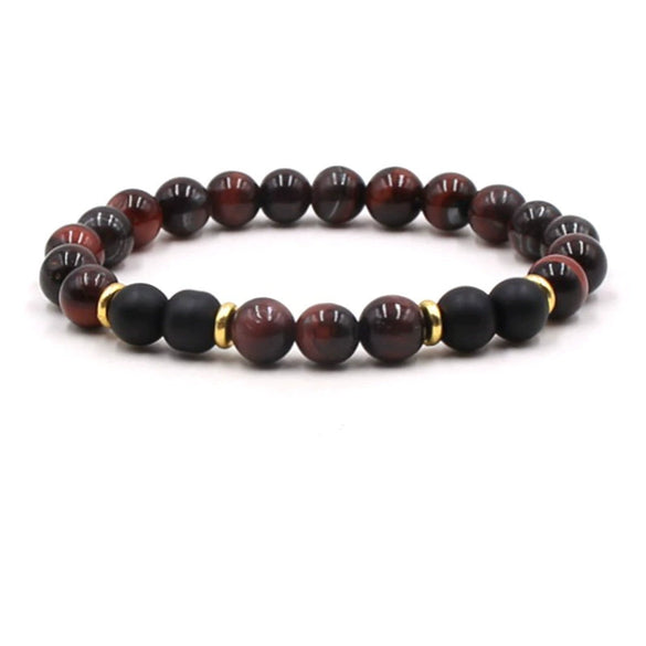 Jewelry Accessories Unisex Handmade Agate Bracelet With Geometric Pattern