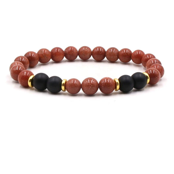 Jewelry Accessories Unisex Handmade Agate Bracelet With Geometric Pattern