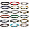 Jewelry Accessories Unisex Handmade Agate Bracelet With Geometric Pattern