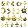 Jewelry Accessories Zinc Alloy Pendant Retro Antique Style Electroplated With Sun Moon Star Pattern