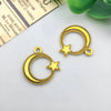 Jewelry Accessories Zinc Alloy Pendant Retro Antique Style Electroplated With Sun Moon Star Pattern