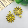 Jewelry Accessories Zinc Alloy Pendant Retro Antique Style Electroplated With Sun Moon Star Pattern