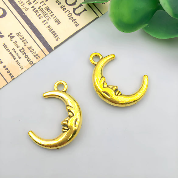 Jewelry Accessories Zinc Alloy Pendant Retro Antique Style Electroplated With Sun Moon Star Pattern