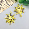 Jewelry Accessories Zinc Alloy Pendant Retro Antique Style Electroplated With Sun Moon Star Pattern