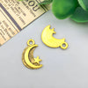 Jewelry Accessories Zinc Alloy Pendant Retro Antique Style Electroplated With Sun Moon Star Pattern