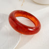 Jewelry Acrylic Acetate Resin Curved Irregular Texture Electroplated Bracelet
