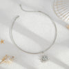 Jewelry Alloy And Titanium Steel Geometric Sun Pendant Clavicle Chain For Women Highend Retro Simple