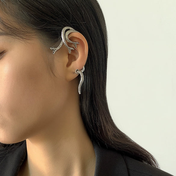 Jewelry Alloy Animal Shaped Retro Electroplated Earrings