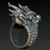 Jewelry Alloy Animal Zodiac Style Electroplated Men's Faucet Ring Bracelet