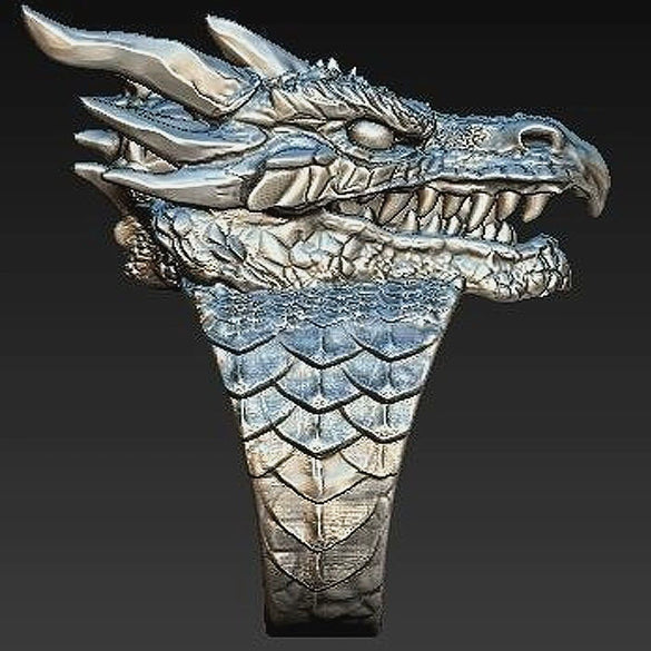 Jewelry Alloy Animal Zodiac Style Electroplated Men's Faucet Ring Bracelet