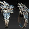 Jewelry Alloy Animal Zodiac Style Electroplated Men's Faucet Ring Bracelet