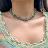 Jewelry Alloy Artificial Crystal Dragonfly Zodiac Geometric Irregular Gravel Multi Layer Necklace For Women Electroplated