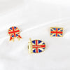 Jewelry Alloy British Flag Brooch Electroplating Unisex Fashion Personality Oil Drop Pin Garment