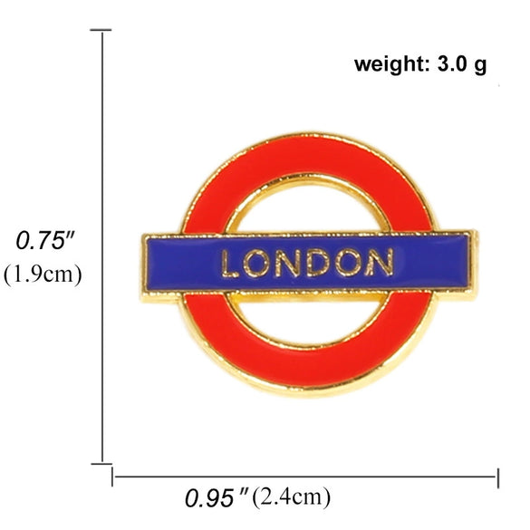 Jewelry Alloy British Flag Brooch Electroplating Unisex Fashion Personality Oil Drop Pin Garment