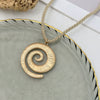 Jewelry Alloy Conch Pendant Necklace Sweet Style Animal Zodiac Geometric Electroplating For Women