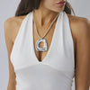 Jewelry Alloy Conch Pendant Necklace Sweet Style Animal Zodiac Geometric Electroplating For Women